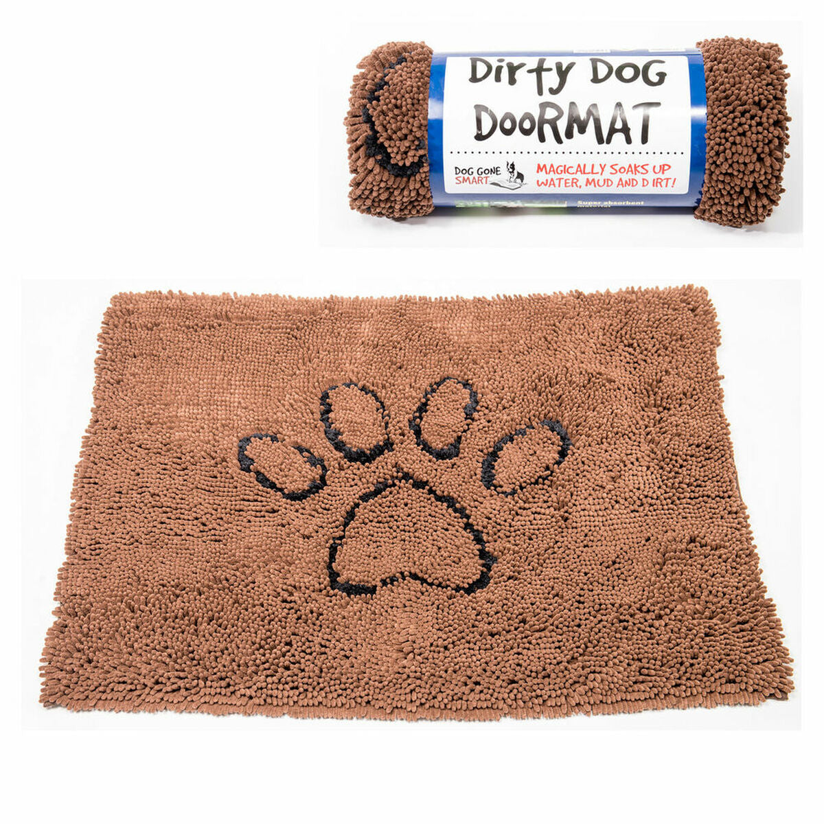 Alfombra para perros Dog Gone Smart Microfibras Marrón (89 x 66 cm)