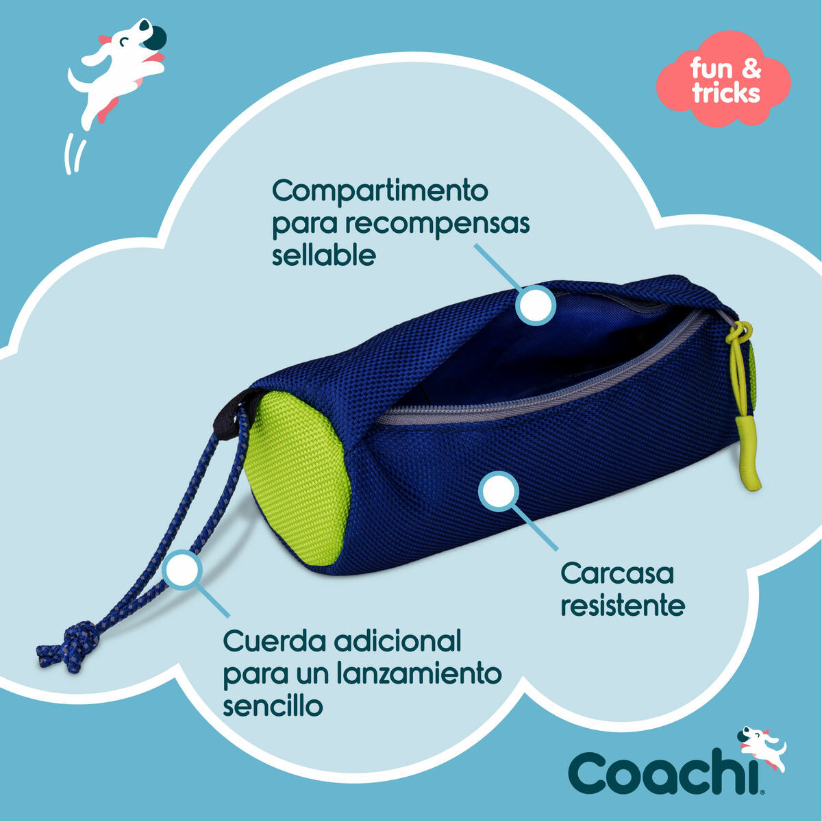 Juguete de adiestramiento Coachi Azul