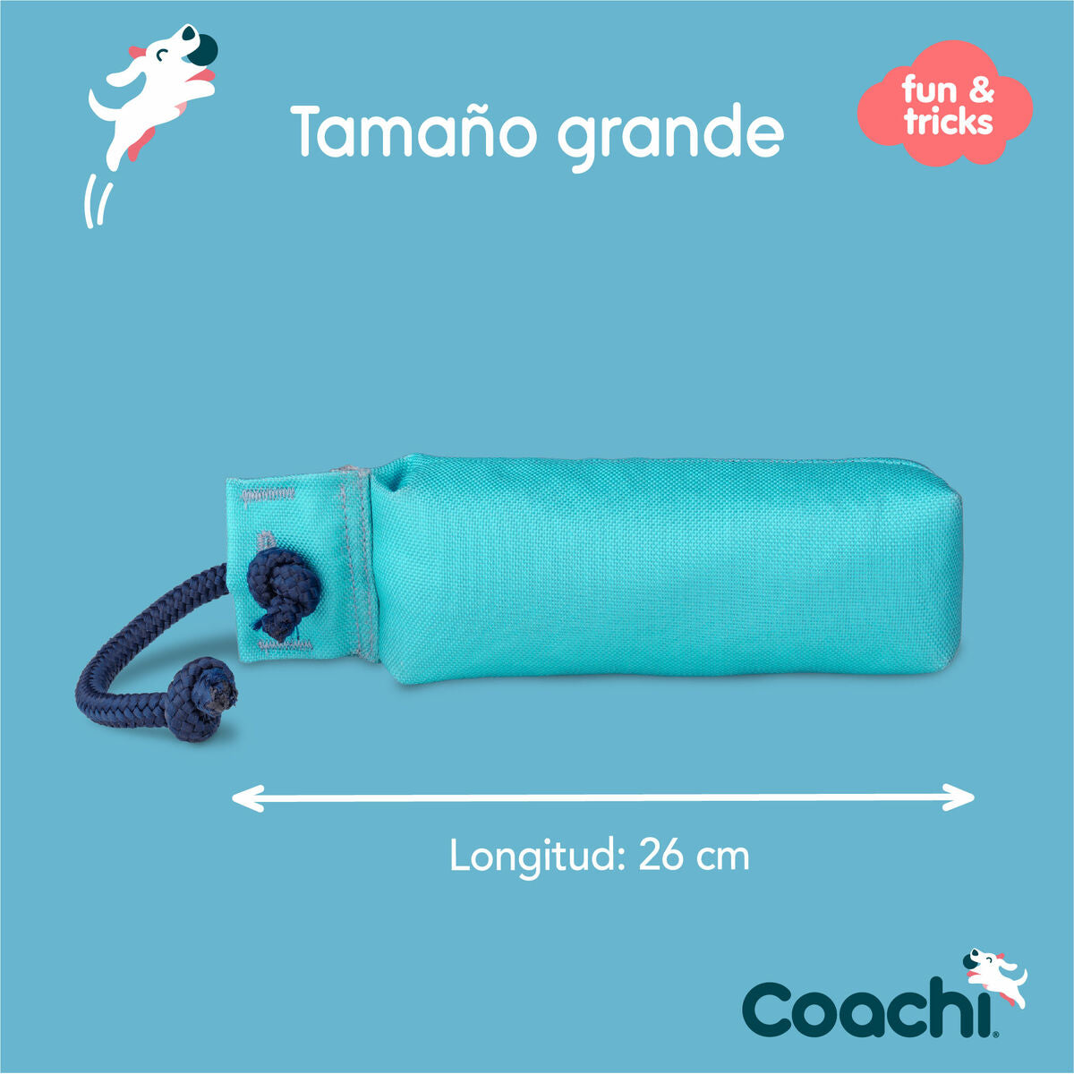 Juguete de adiestramiento Coachi TRAINING DUMMY Azul