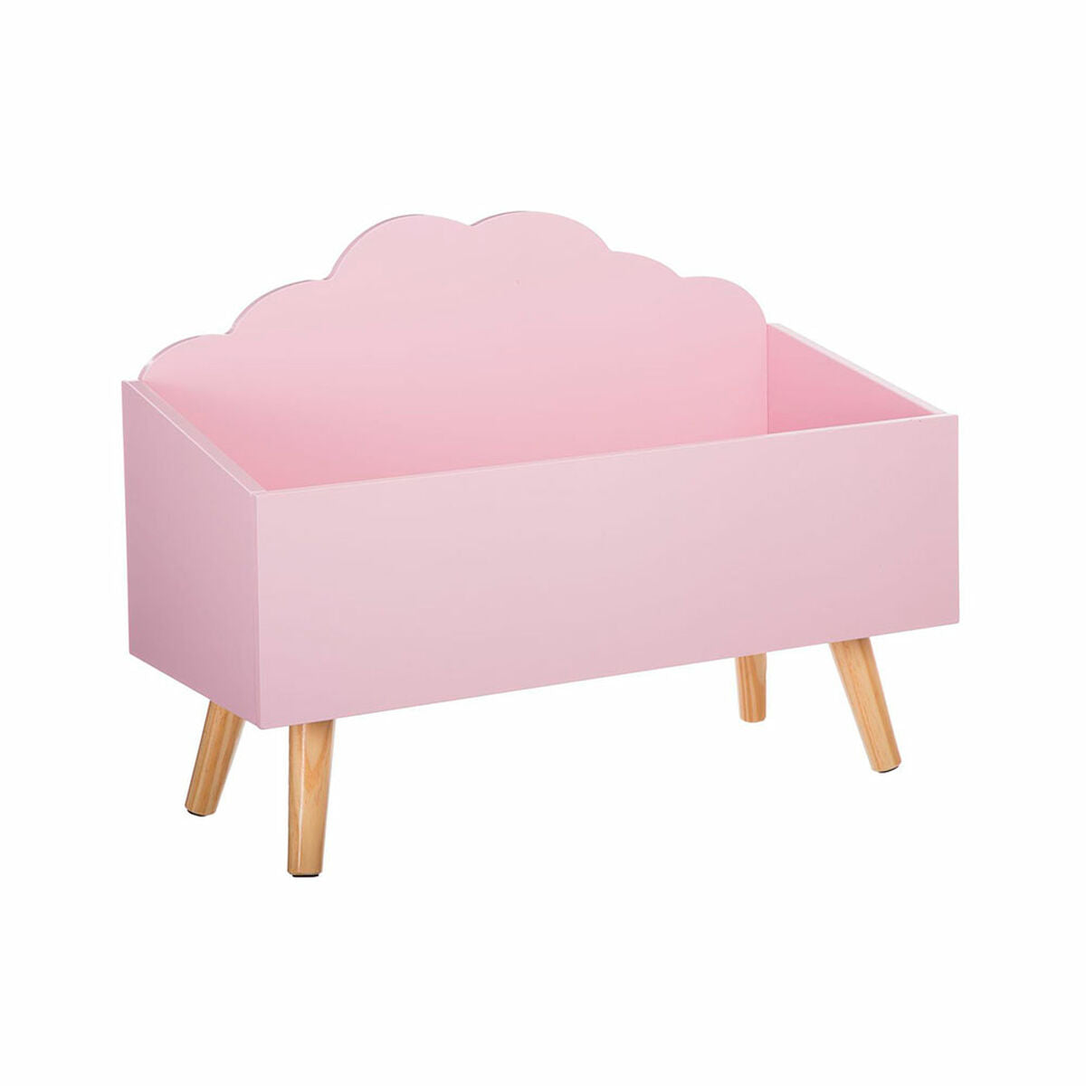 Truhe 5five Wolken Für Kinder Rosa Holz MDF (58 x 28 x 45,5 cm)