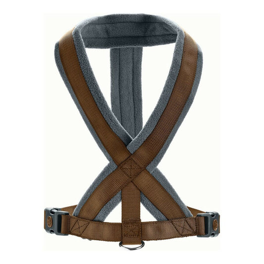 Arnés para Perro Hunter London Comfort Marrón L 73-100 cm