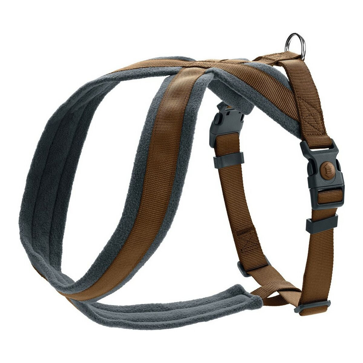 Arnés para Perro Hunter London Comfort Marrón L 73-100 cm