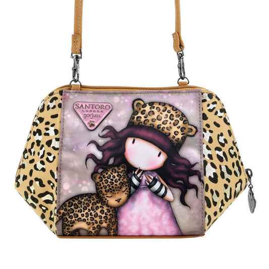 Bolso Bandolera Gorjuss Leopardo (26 x 15,5 x 9,5 cm)