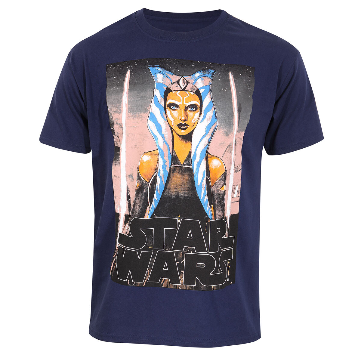 Kurzarm-T-Shirt Star Wars White Blades Blau Unisex