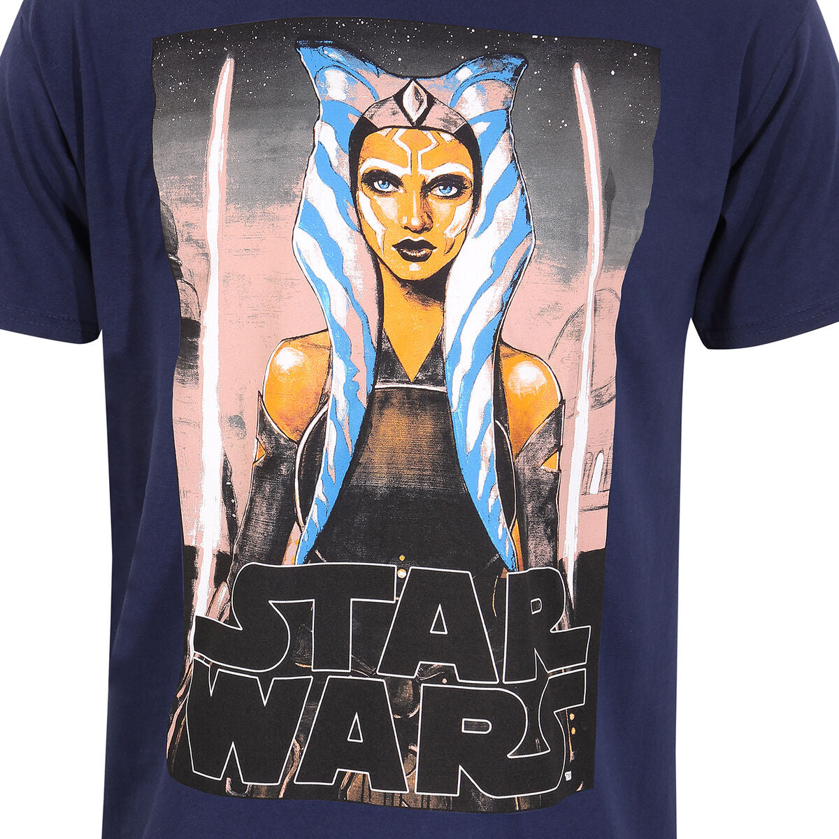 Kurzarm-T-Shirt Star Wars White Blades Blau Unisex