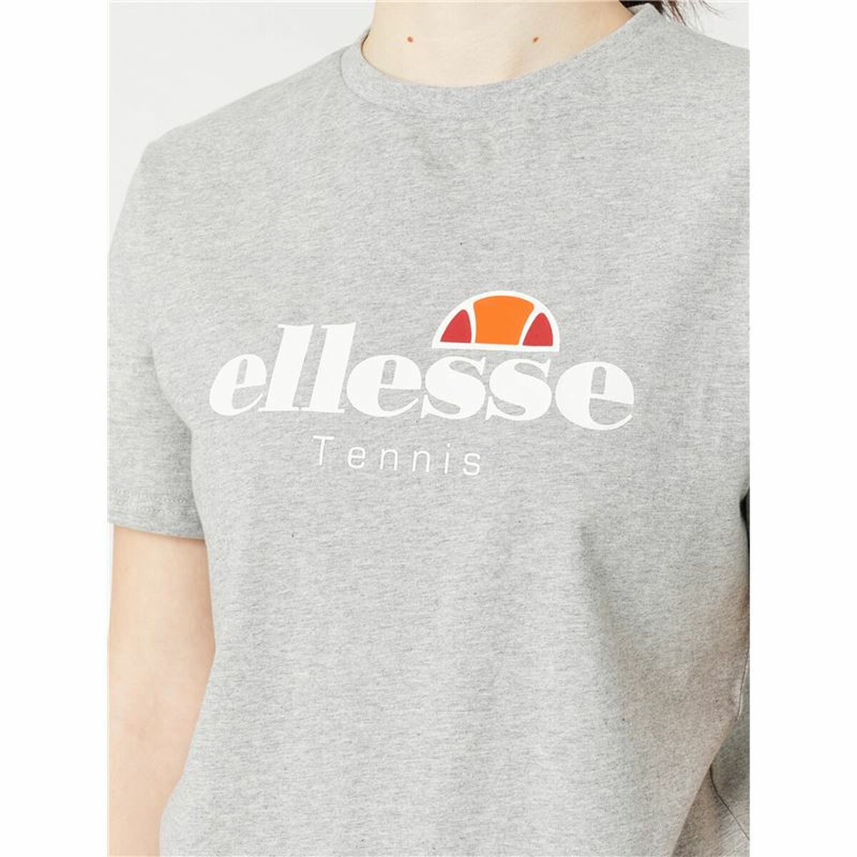 Camiseta de Manga Corta Mujer Ellesse Colpo Gris