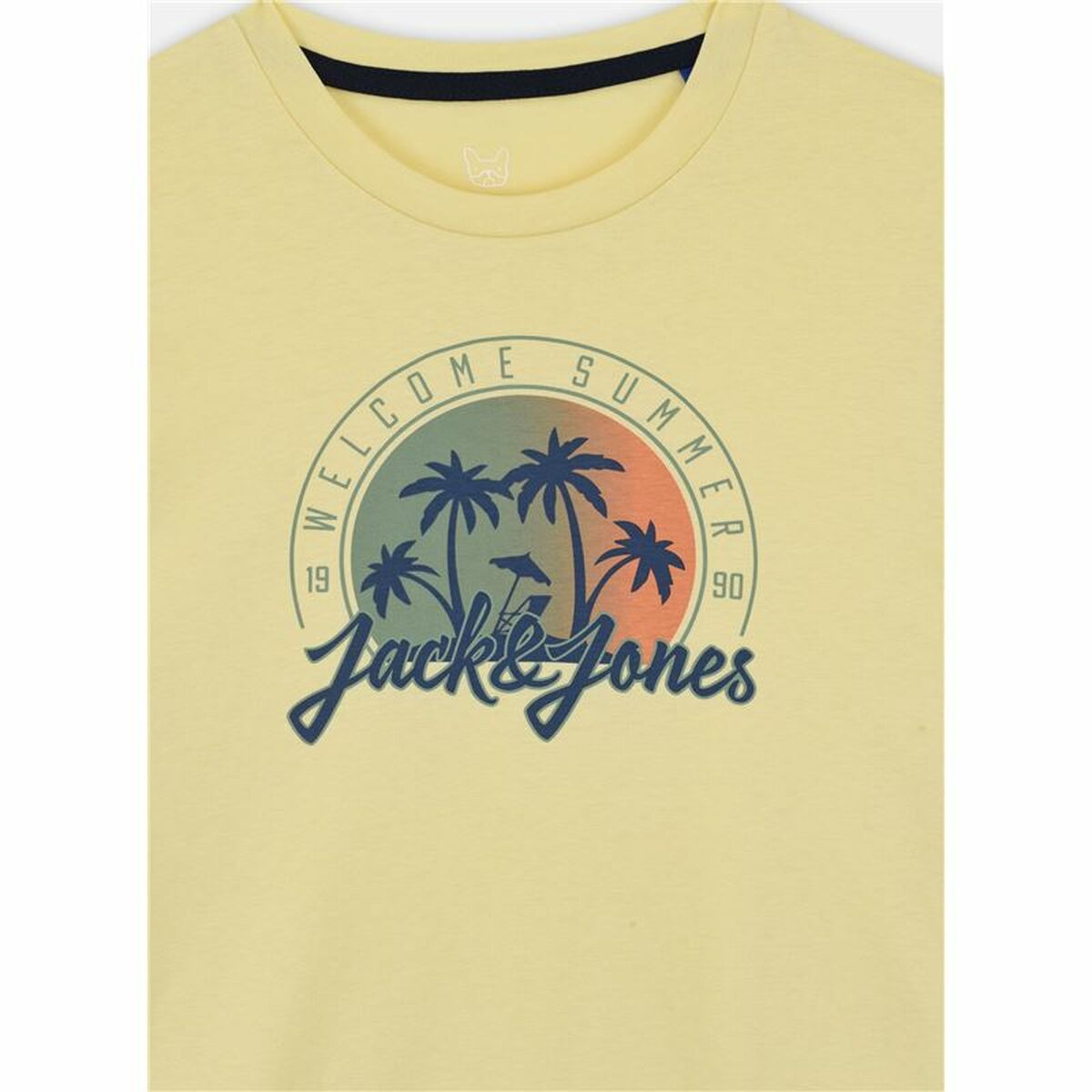 Kurzarm-T-Shirt für Kinder Jack & Jones Jjsummer Smu Vibe Tee Gelb