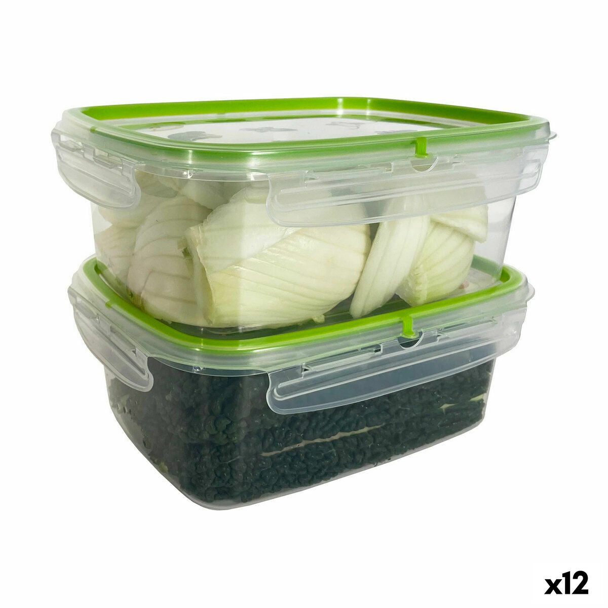 Lunchbox Snips Hermetischer verschluss 1,8 L rechteckig (12 Stück)