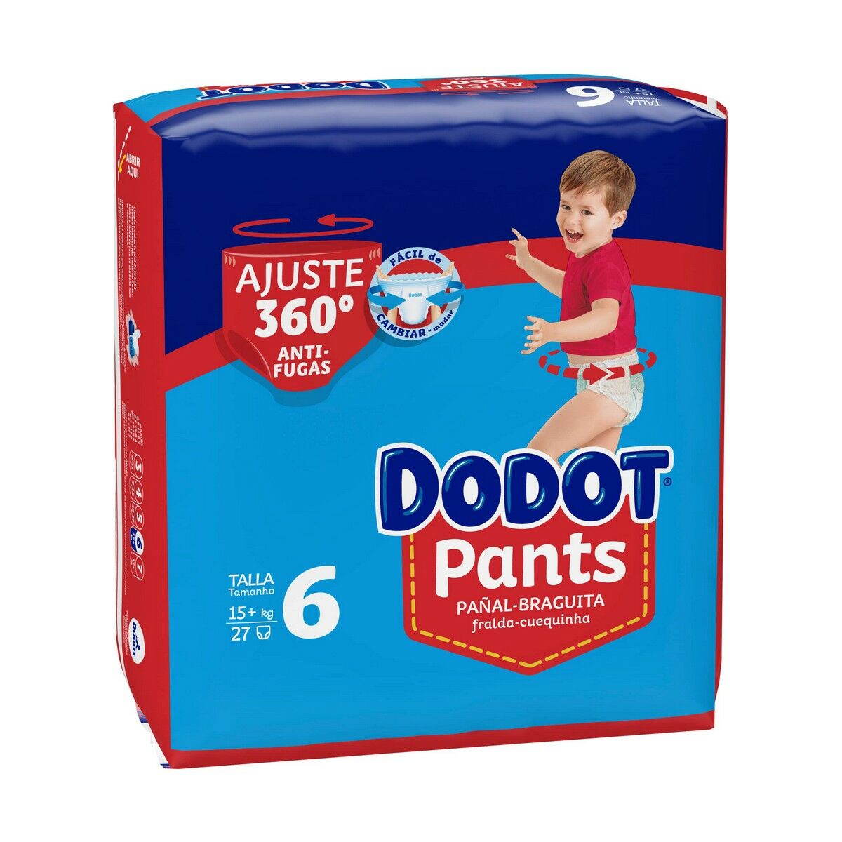 Einweg-Windeln Dodot Dodot Pants 15+ kg Größe 6 27 Stück