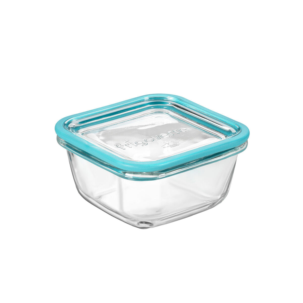 Viereckige Lunchbox mit Deckel Bormioli Rocco Frigoverre Future Durchsichtig Glas 420 ml (12 Stück)