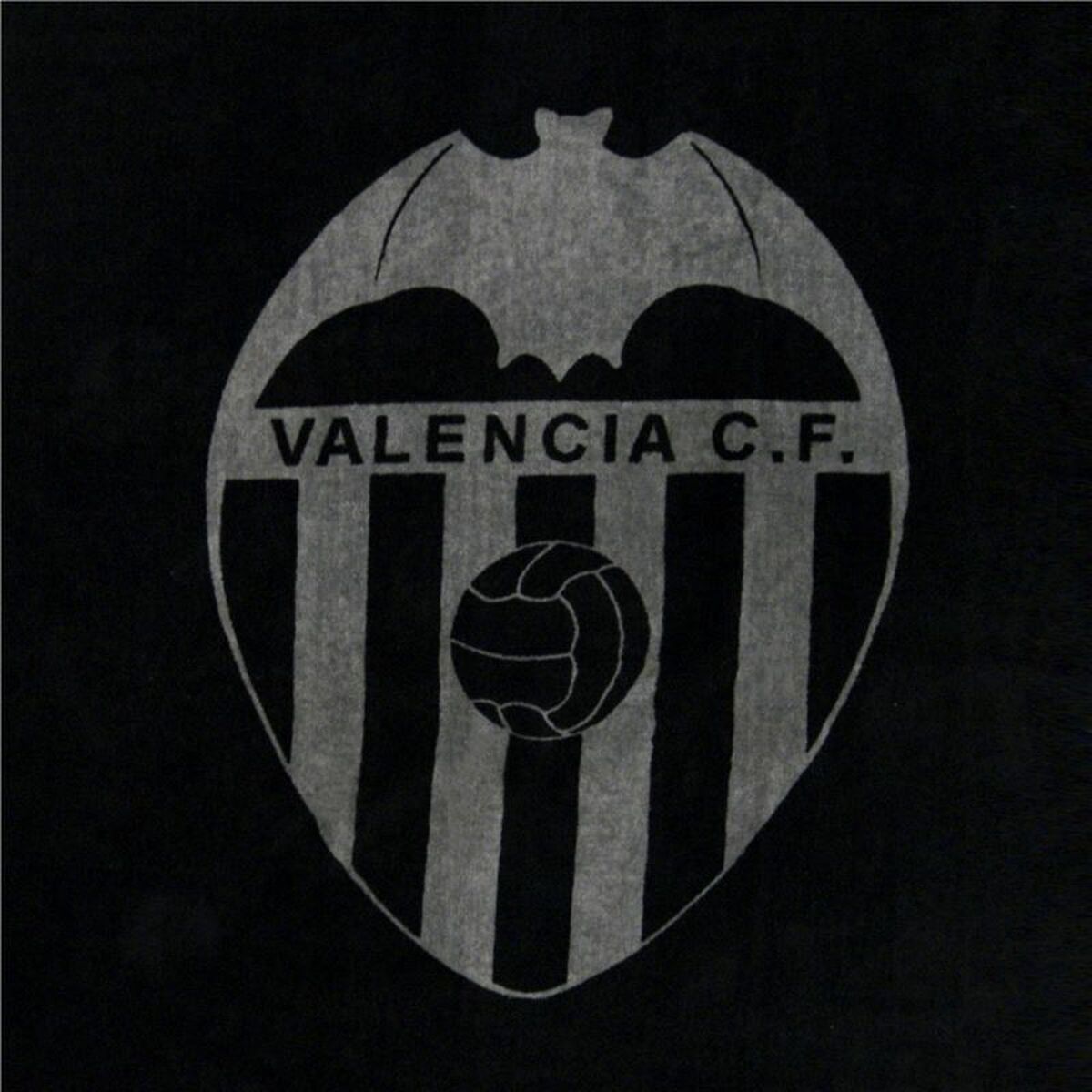 Handtuch valencia cf Kappa 3013JK0-005 Schwarz Bunt