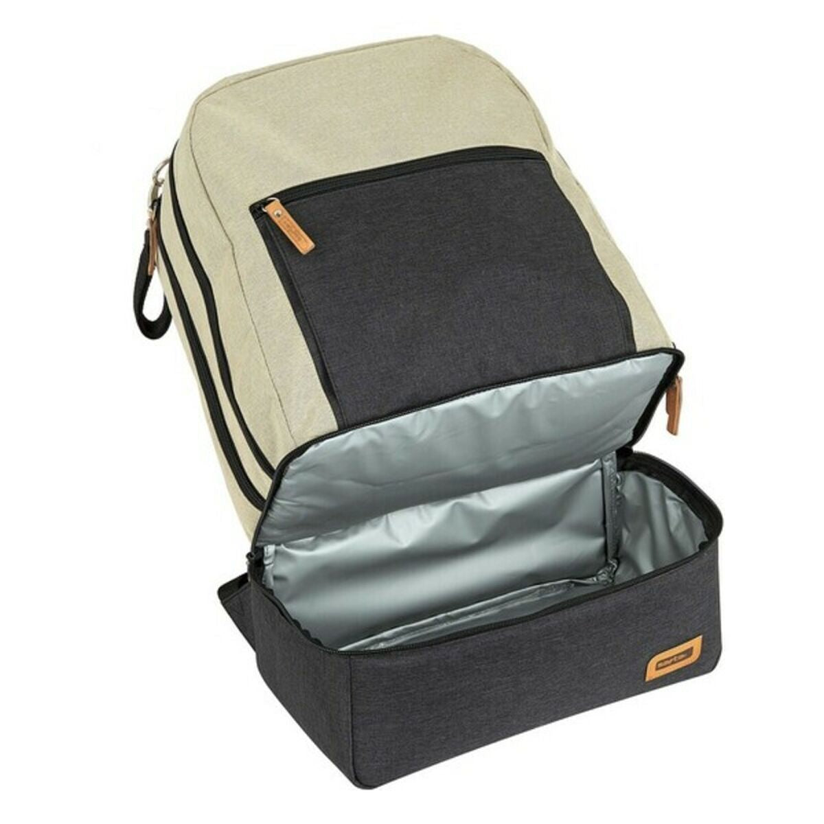 Sports Bag with Shoe holder Safta M883 Beige Dark grey 15 L