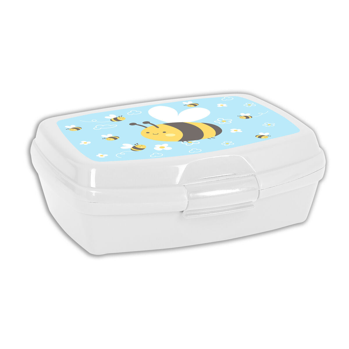 Sandwich Box Safta Abeja Plastic Light Blue (17 x 6 x 14 cm)