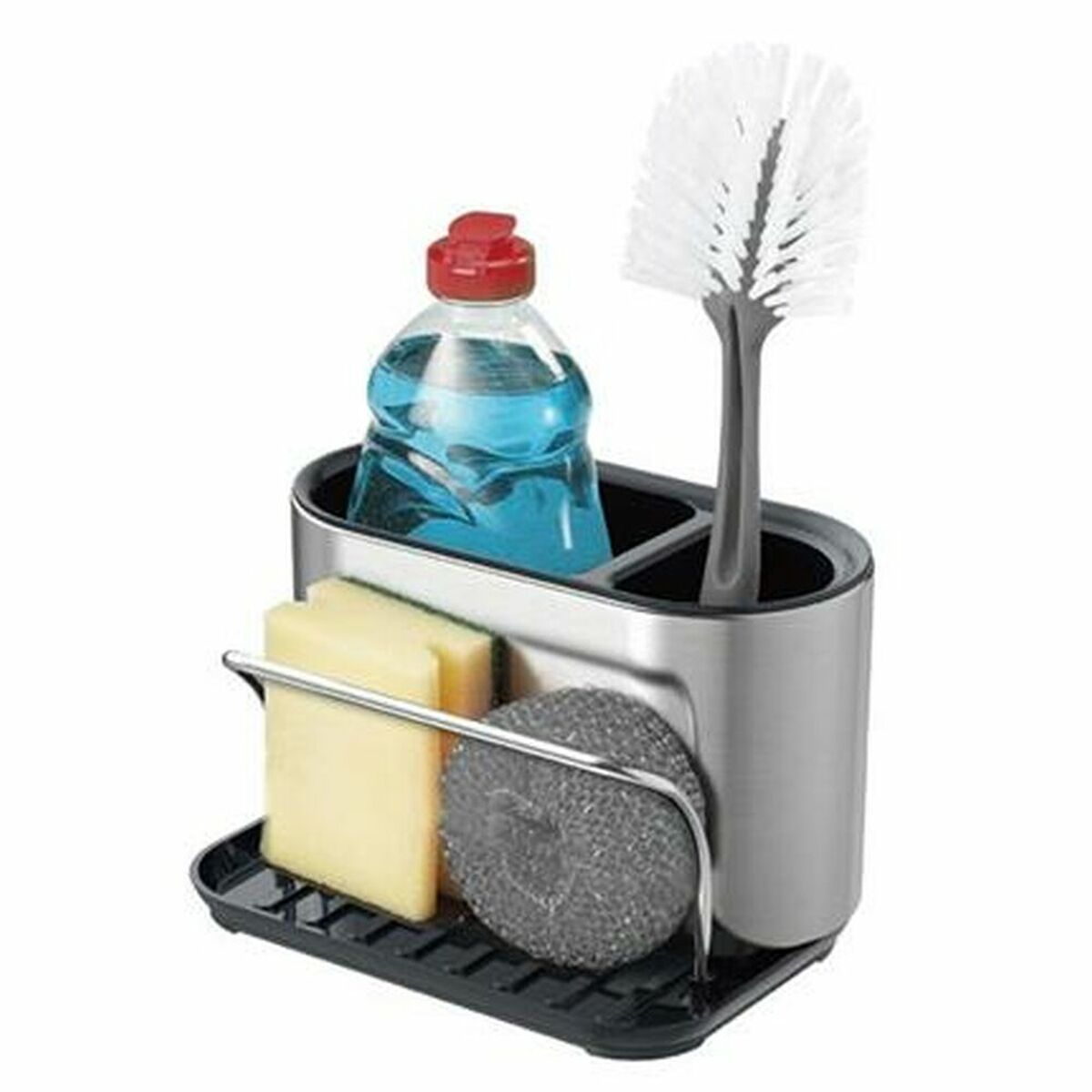 Kitchen Sink Tidy DKD Home Decor 18 x 12,3 x 12 cm ABS