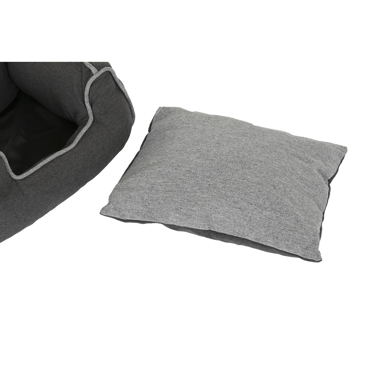 Cama para mascota DKD Home Decor Azul Marrón Gris 72 x 61 x 34 cm