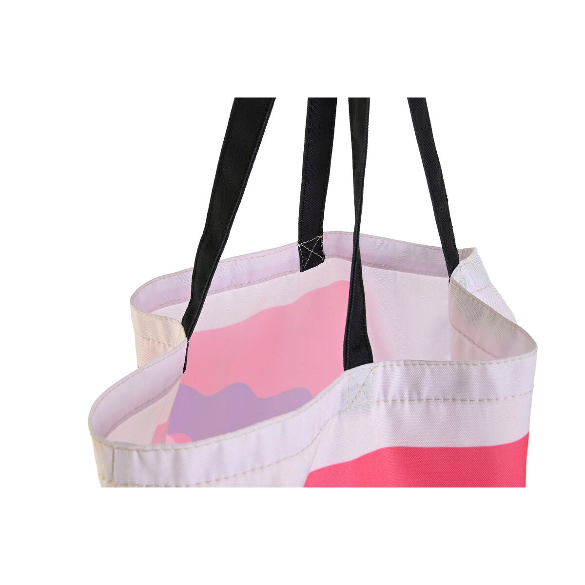 Bolsa de tela DKD Home Decor Blanco polialgodon Poliéster 43 x 15 x 40 cm (4 Unidades)