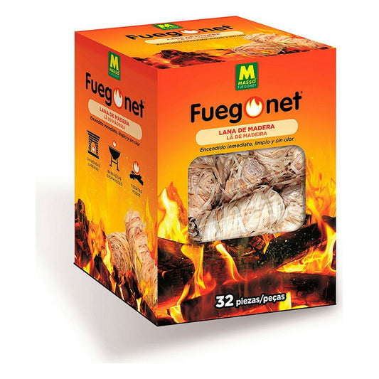 Firelighters Massó Wood Wools 32 Units