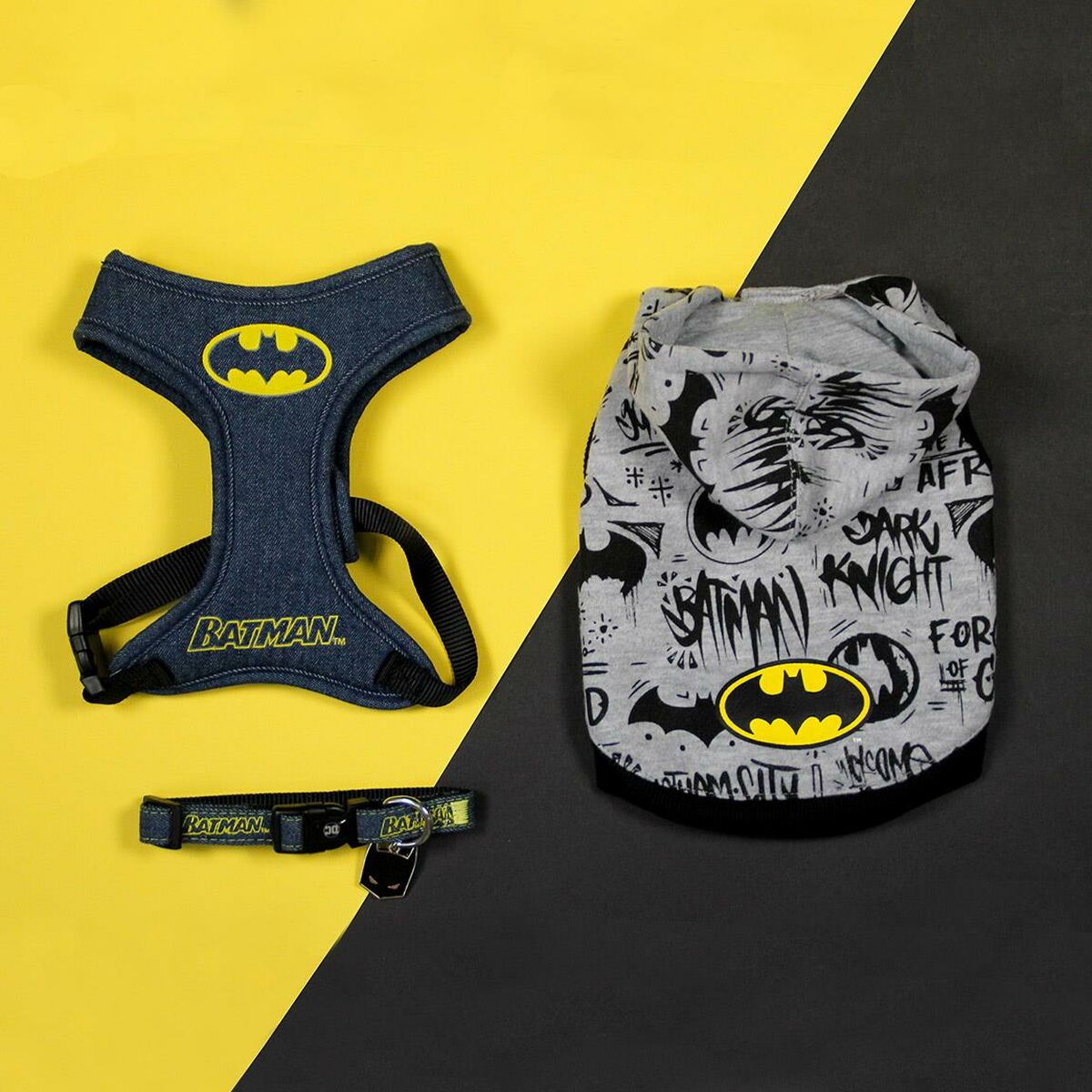 Sudadera para Perro Batman XXS Negro