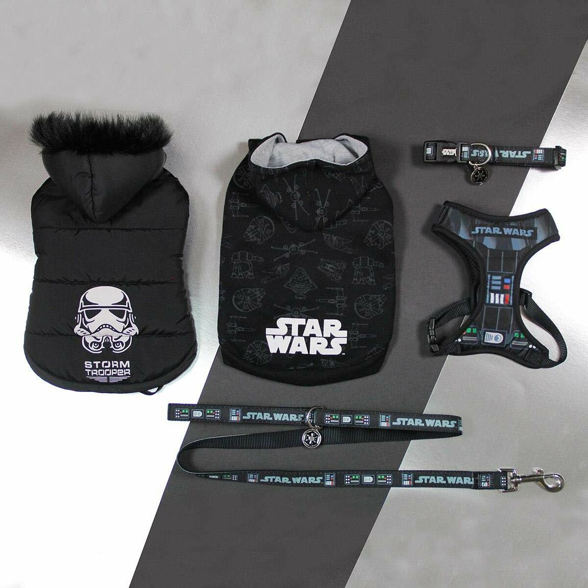 Hundepulli Star Wars XS Schwarz