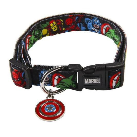 Hundehalsband Marvel XXS/XS Schwarz