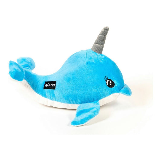 Soft toy for dogs Gloria Nuka 11 x 25 x 13 cm Narwhal Polyester polypropylene