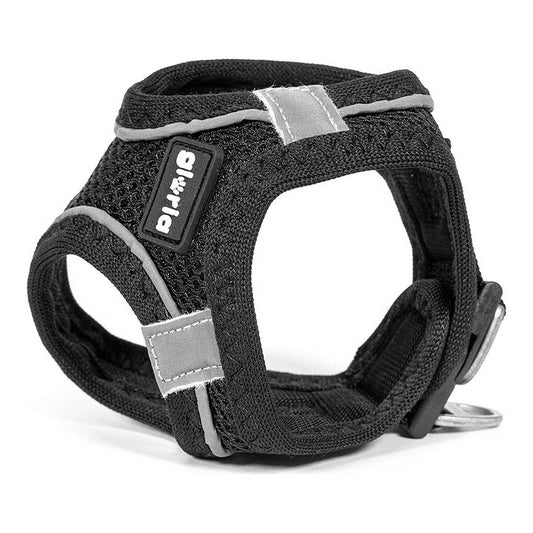 Arnés para Perro Gloria Air Mesh Trek Star Ajustable Negro Talla XXXS (18-20 cm)