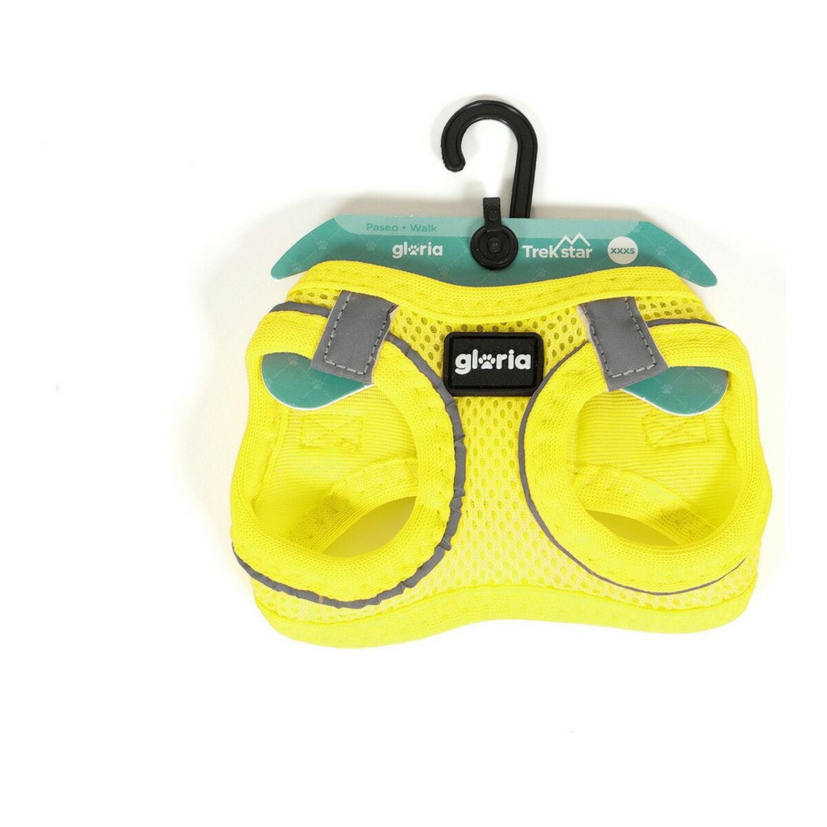 Arnés para Perro Gloria Air Mesh Trek Star Ajustable Amarillo L (33,4-35 cm)