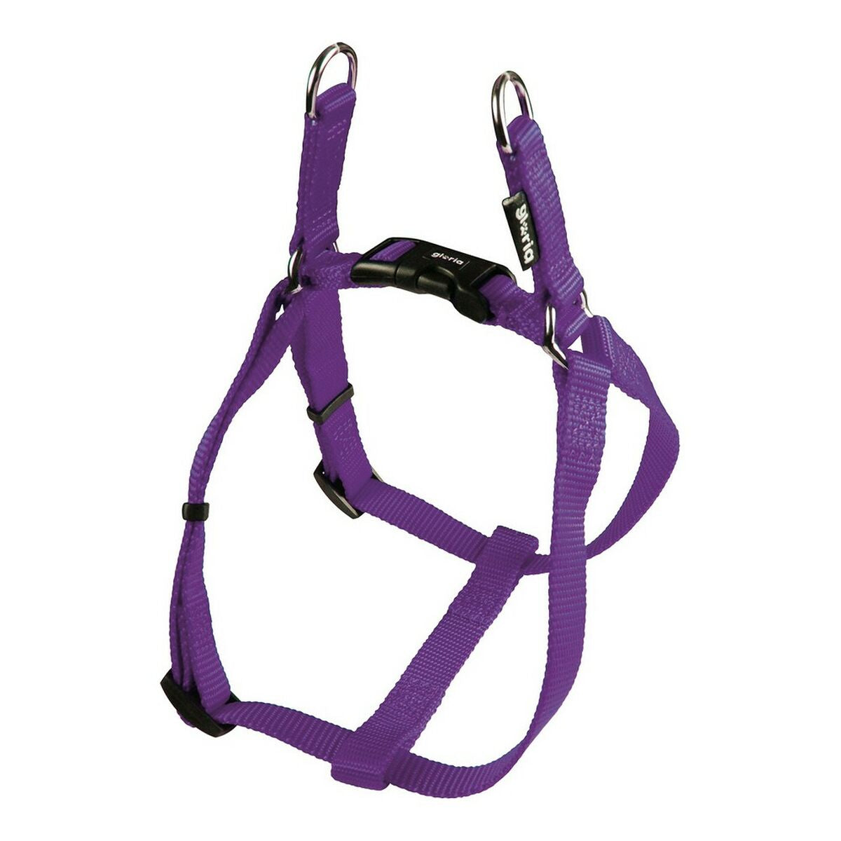 Arnés para Perro Gloria Liso Ajustable 35-51 cm Morado S