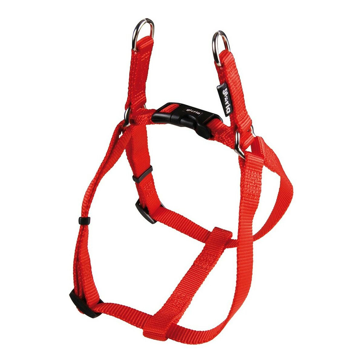 Arnés para Perro Gloria Liso Ajustable 35-51 cm Rojo Talla S