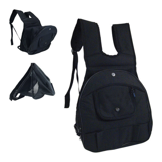 Mochila para Mascotas Gloria Kangaroo Negro Expandible 30 x 20 x 34 cm