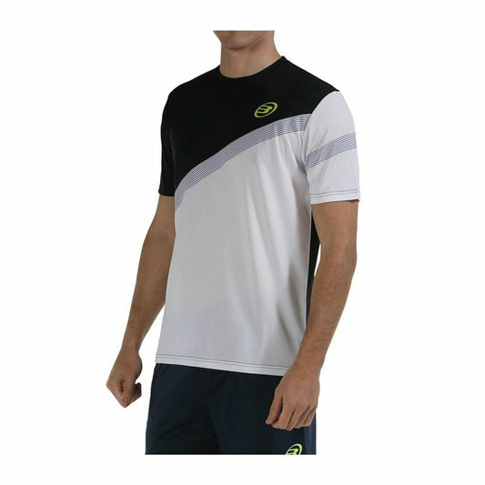 Camiseta de Manga Corta Hombre Bullpadel Cogua Negro Blanco Hombre