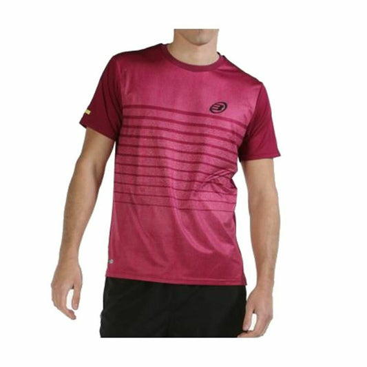 Camiseta de Manga Corta Hombre Bullpadel Litis Fucsia Hombre