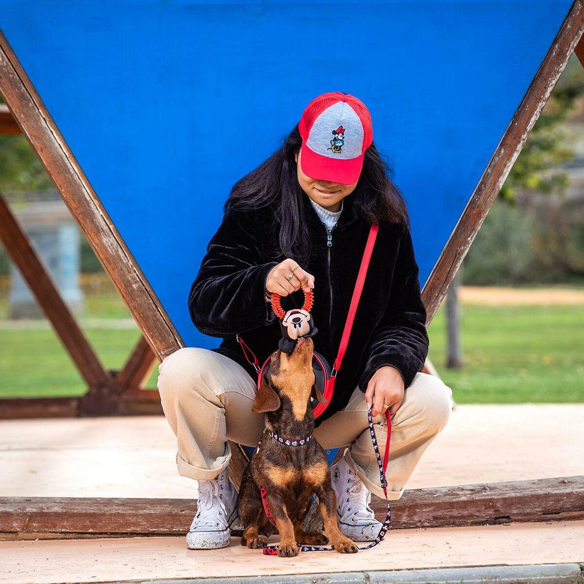 Juguete para perros Mickey Mouse   Rojo