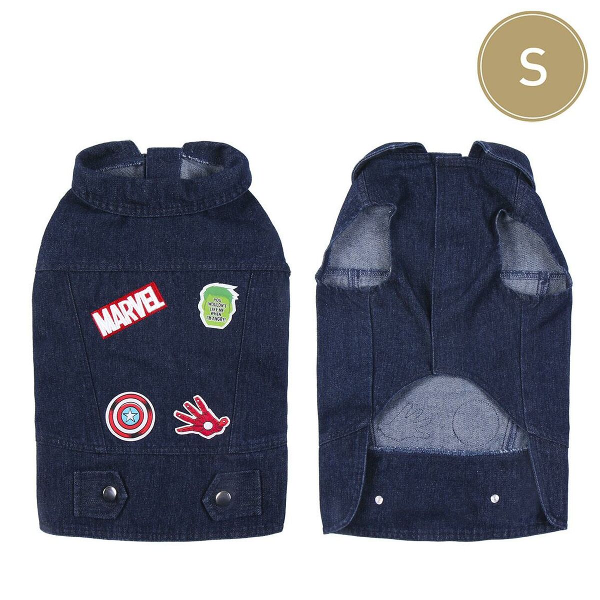 Dog coat Marvel Blue S