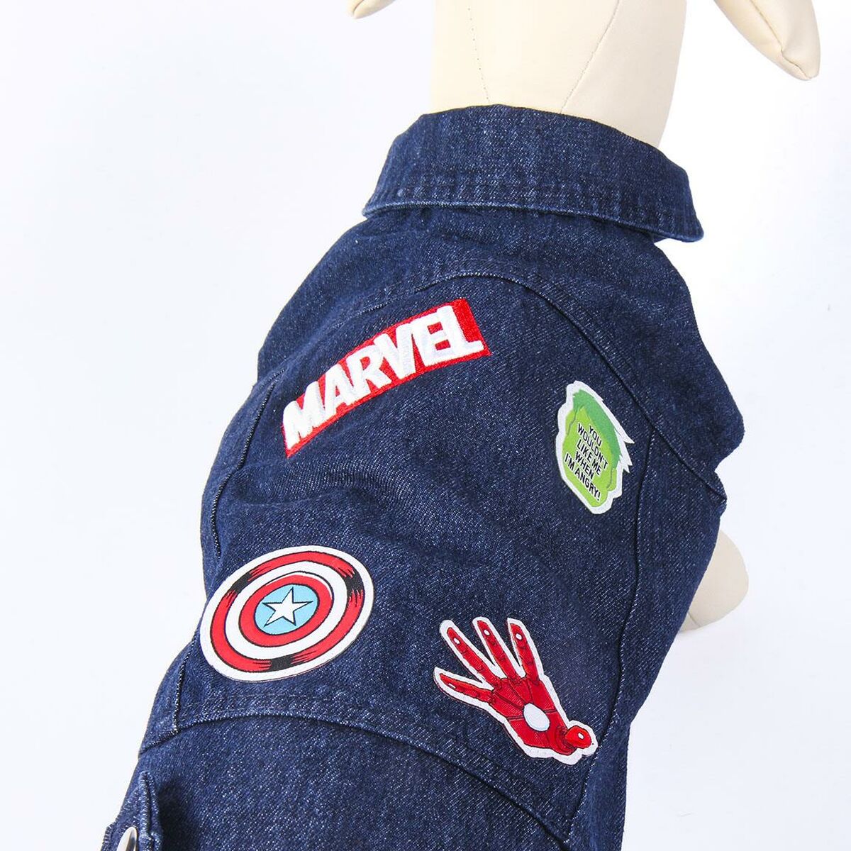 Chaqueta para Perro Marvel Azul S