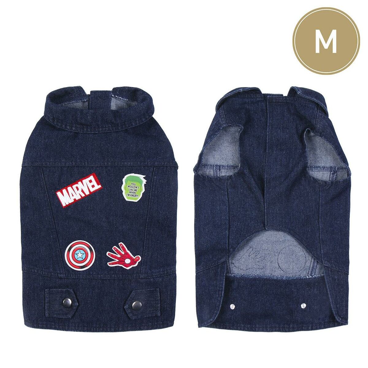 Dog coat Marvel Blue M