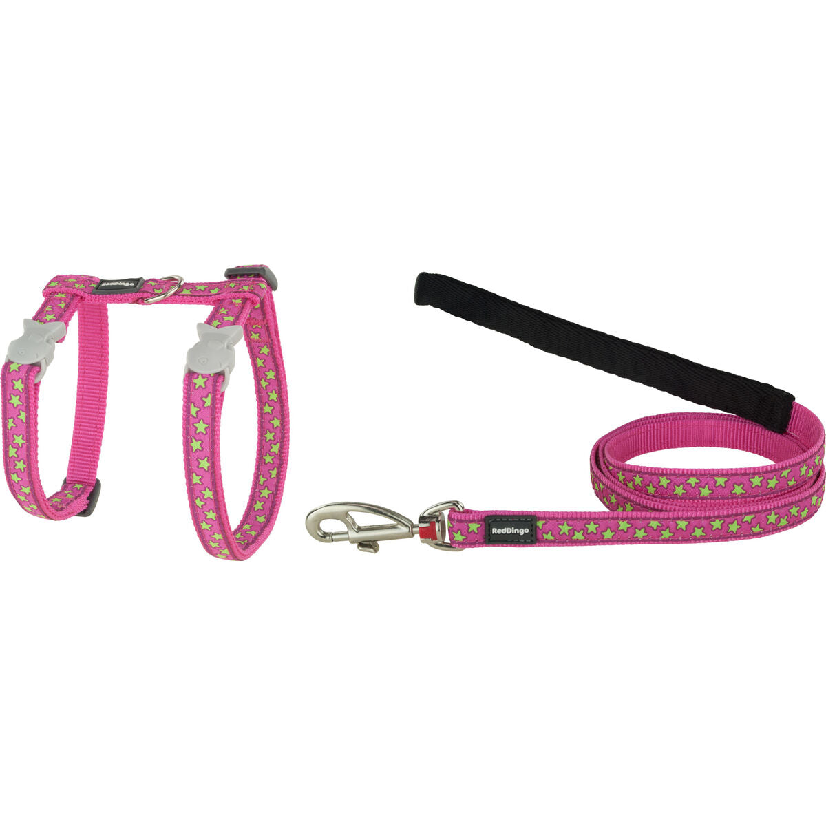 Hundegeschirr Red Dingo On Hot 21-35 cm Rosa