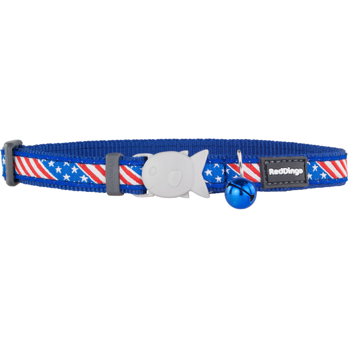 Hundehalsband Red Dingo STYLE US FLAG 41-63 cm