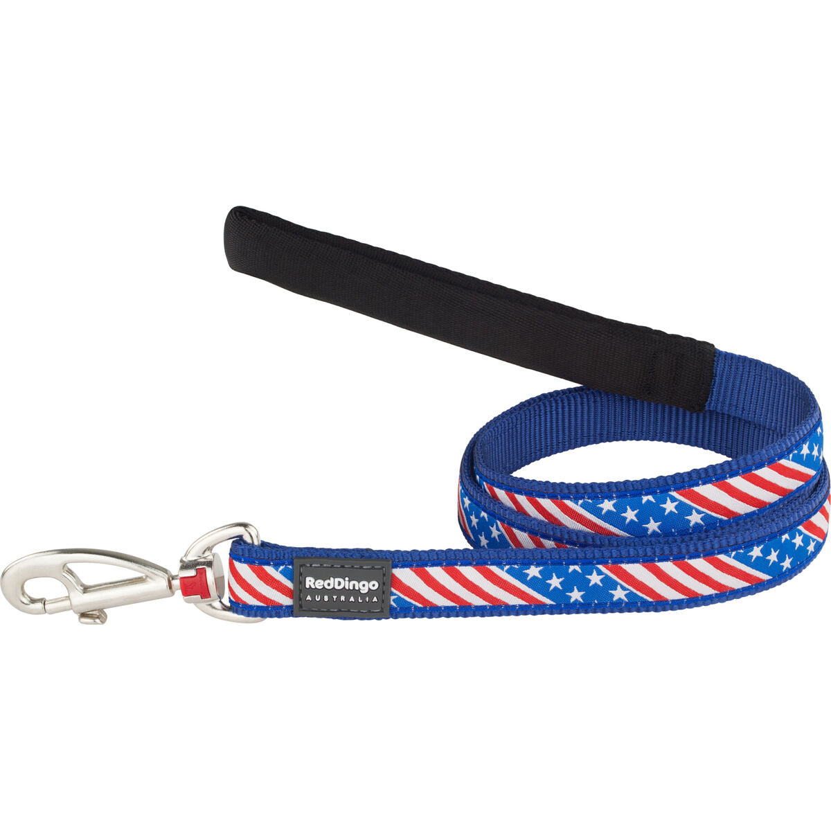 Correa para Perro Red Dingo STYLE US FLAG 15mm x 120 cm