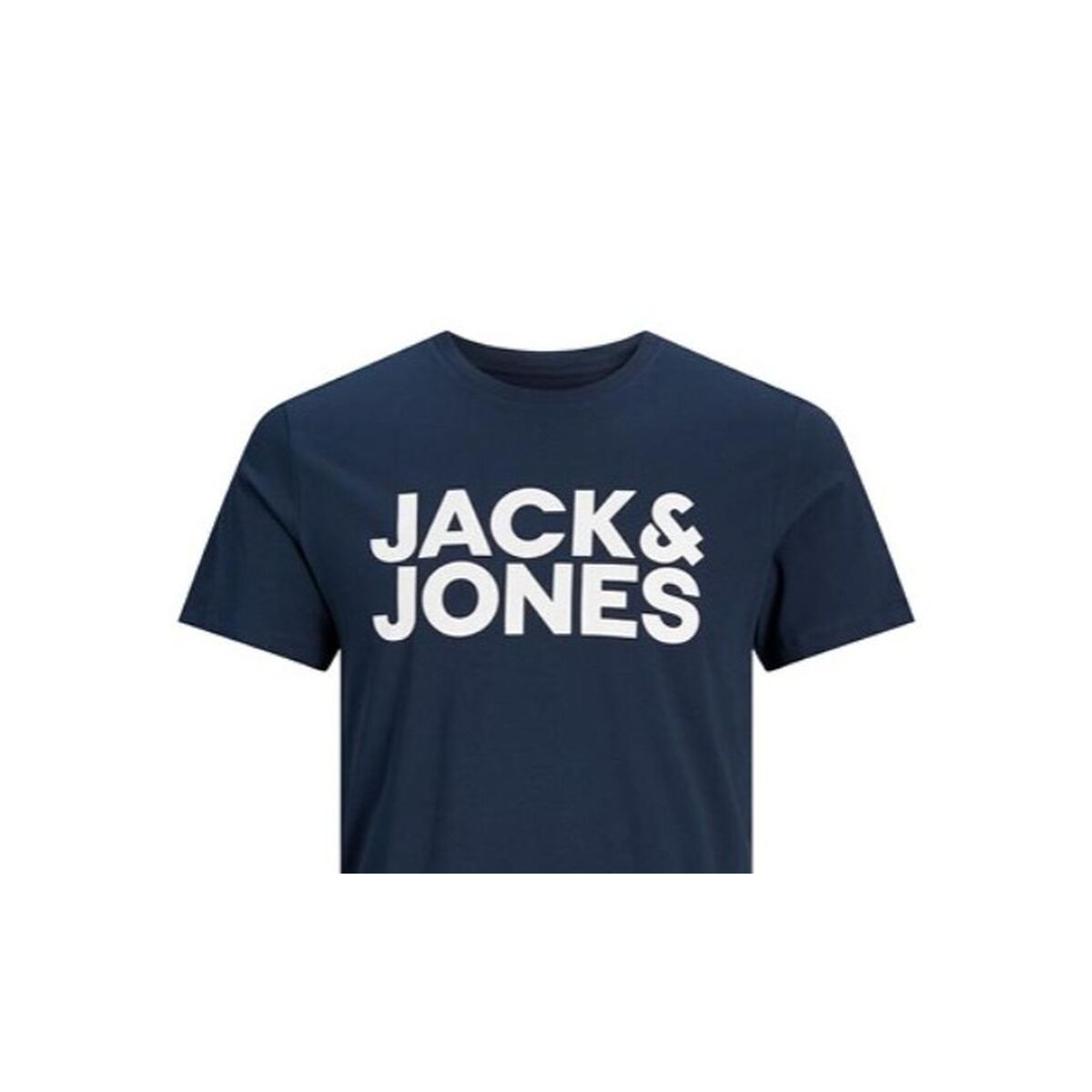 Camiseta de Manga Corta Hombre Jack & Jones JJECORP LOGO TEE 12151955 Azul marino