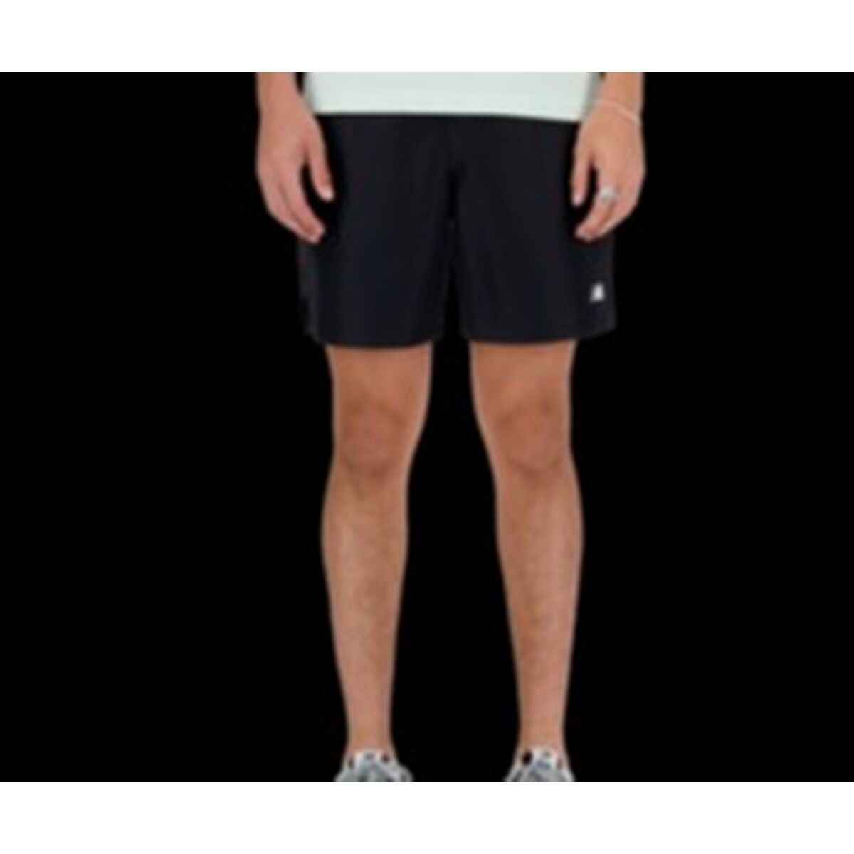 Pantalones Cortos Deportivos para Hombre New Balance ESSENTIALS SHORT 7 MS41501  Negro