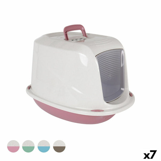 Cat Litter Box Georplast Plastic 57 x 39,5 x 38 cm (7 Units)