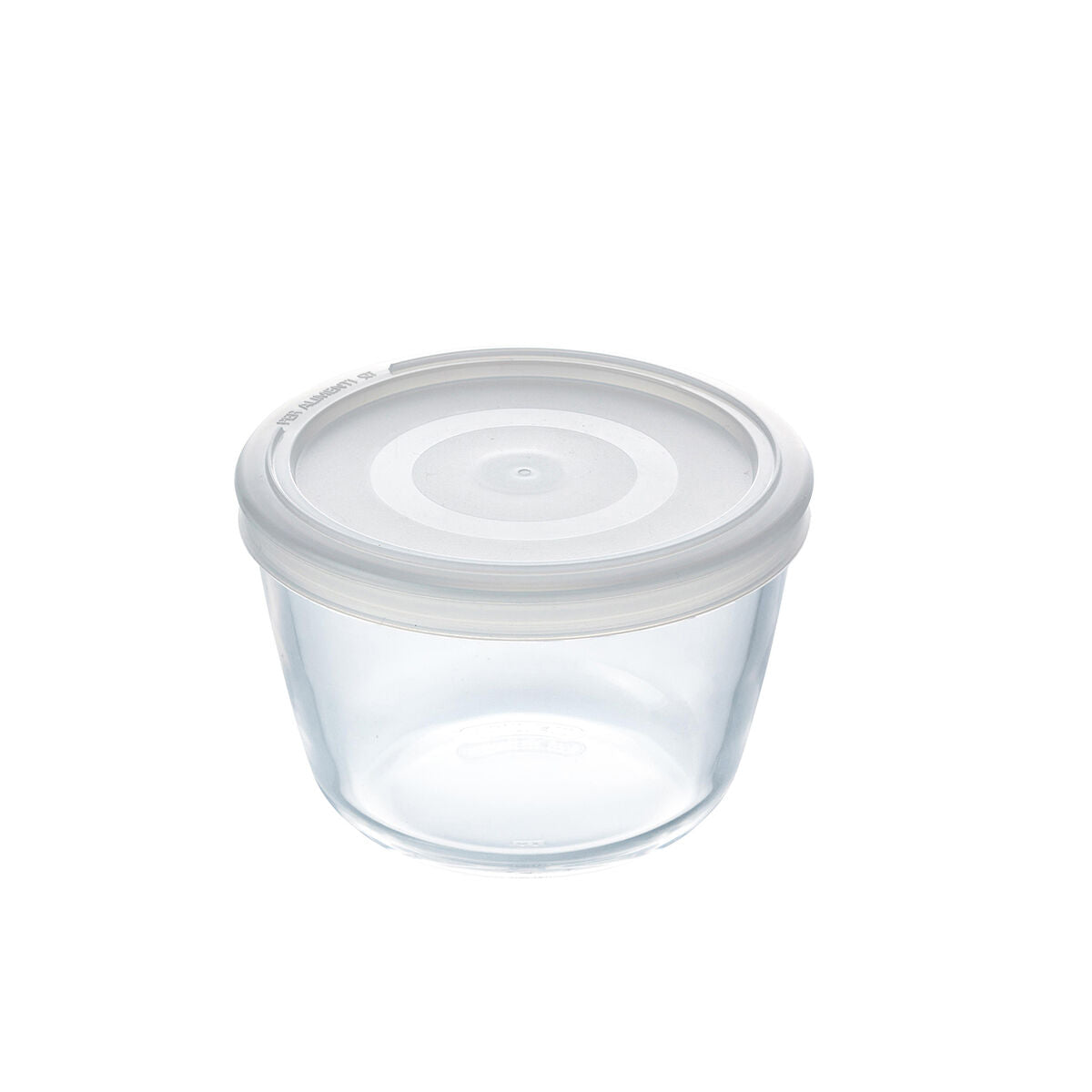 Runde Lunchbox mit Deckel Pyrex Cook&freeze 600 ml 12 x 12 x 9 cm Durchsichtig Glas Silikon (8 Stück)