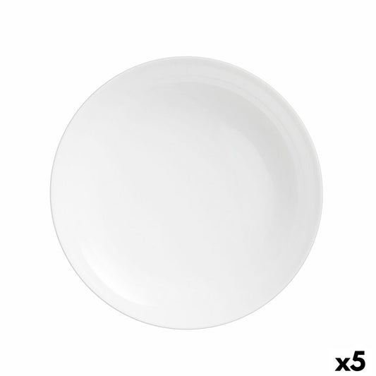 Frutero Luminarc Diwali Blanco Vidrio Ø 26 cm Redondo (5 Unidades)