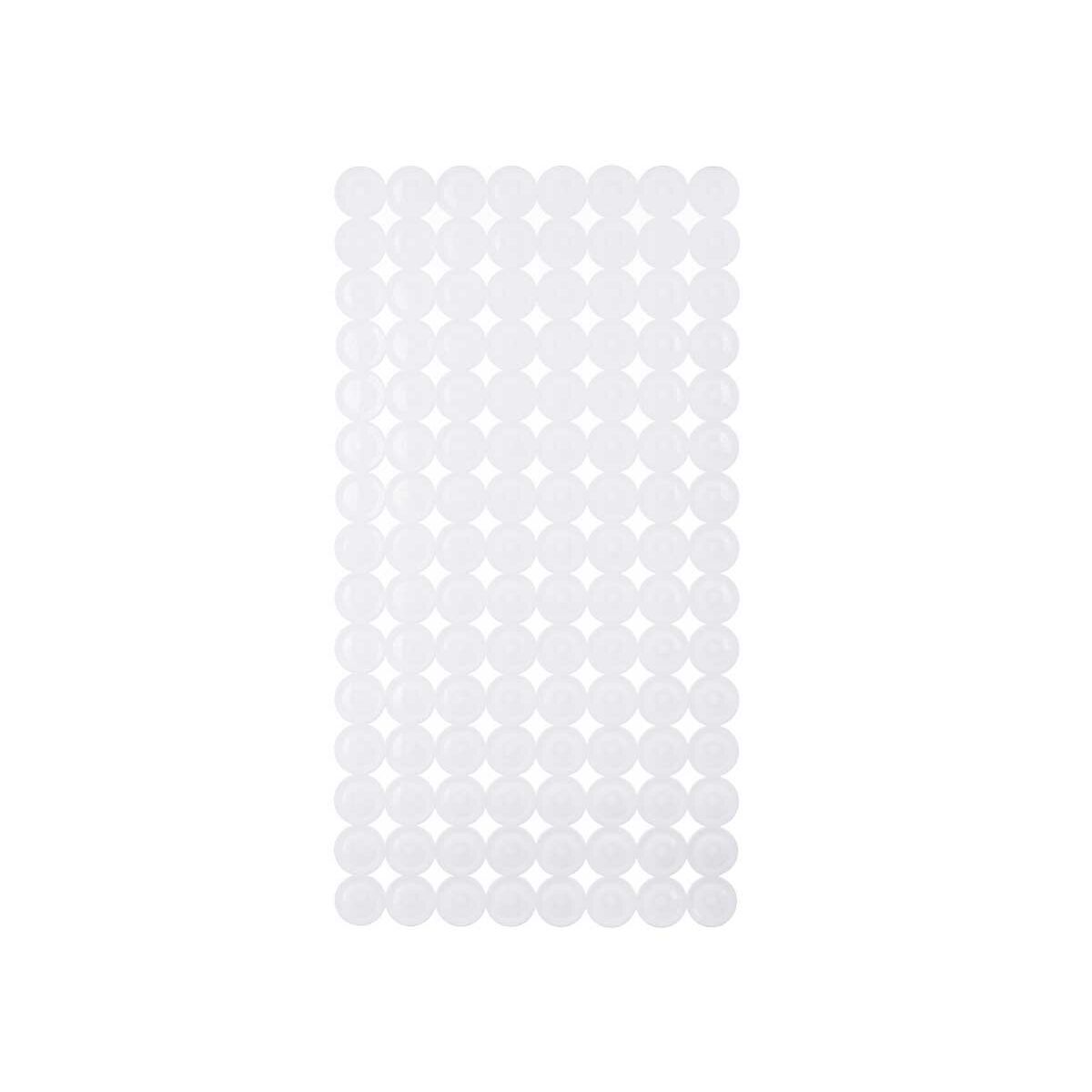 Non-slip Shower Mat White PVC 68 x 1 x 36 cm (6 Units)